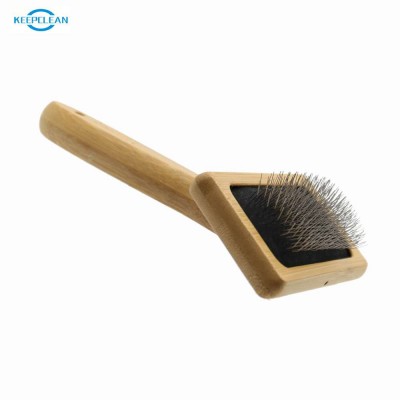 Pet Hair  Brush Dog Slicker Brush with Wooden Handle  Pet Grooming Tools