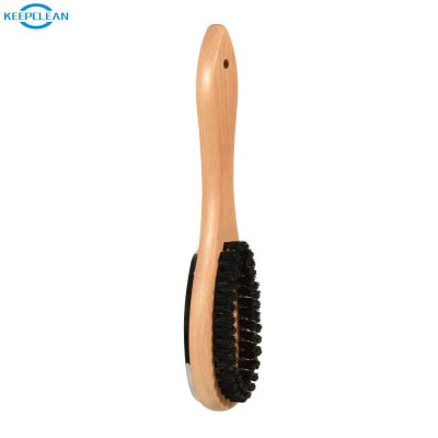 wholesale two sides cleaning wooden hotel coat cloth brush for sale